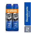 DESODORANTE SPEED STICK CARBÓN AEROSOL 2u x 91gr