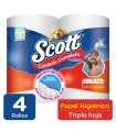 PAPEL HIGIÉNICO SCOTT MAXI TRIPLE HOJA 4u