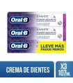 CREMA DENTAL ORAL B 3D WHIT 3u x 107ml c/u