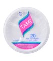 PLATO DESECHABLE TAMI PANDO MEDIANO x 20u