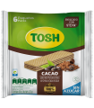 GALLETA TOSH WAFER CACAO 6u x 162gr