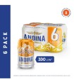 CERVEZA ANDINA DORADA SIXPACK x 330ml