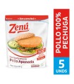 HAMBURGUESA DE POLLO APANADO ZENU BL425G x 5UND