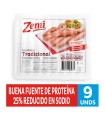 SALCHICHA TRADICIONAL ZENU x 225G x UND