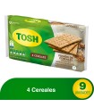 GALLETA TOSH FUSIÓN CEREAL PQ256G