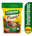 CHOCOLATE CORONA INST FLASH POLVO BL200G