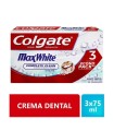 OF CREMA COLGATE MAXWHITE x 3UN x 75ML