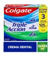 OF CREMA COLGATE T.ACCION x 125ML x 3U P.E