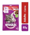 WHISKAS POUCHE CARNE DP85GR x UND