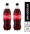 OF GASEOSA COCACOLA S/AZUCAR BT1,5Lx2UND