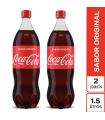 OF GASEOSA COCACOLA BT 1,5L x 2UND