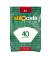 FILTRO PAPEL P/CAFE 2 STILOCAFE BL40UND