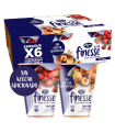 YOGURT FINESSE FRESA - MELOCOTÓN 6u x 150g