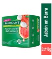 OFERTA JABÓN PALMOLIVE SANDIA LYCHE 3 BARRAS x 110gr