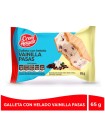 GALLETA CON HELADO VAINILLA PASAS x 65gr