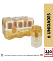 CERVEZA CLUB COLOMBIA DORADA SIXPACK LT330ML